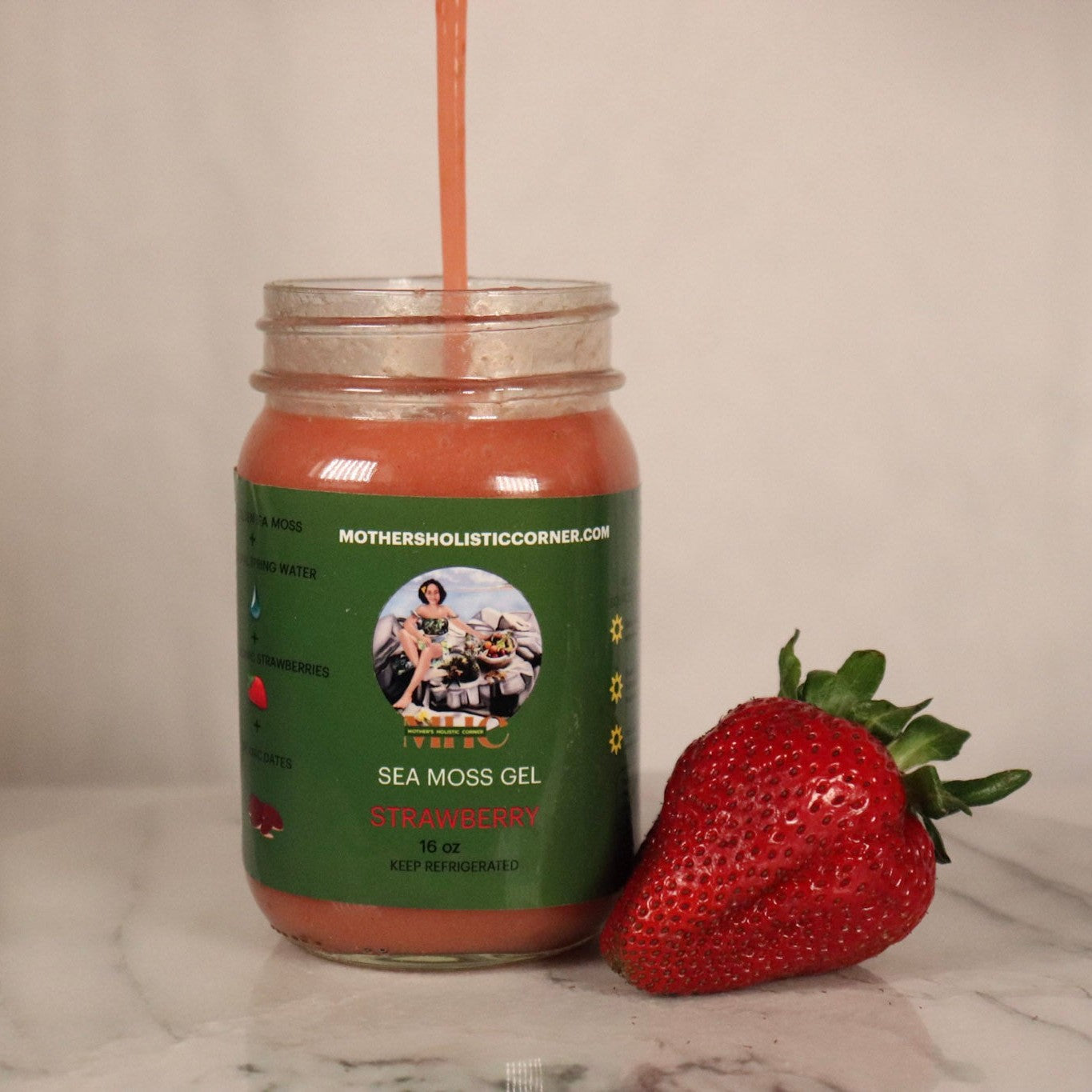 Strawberry Sea Moss Gel